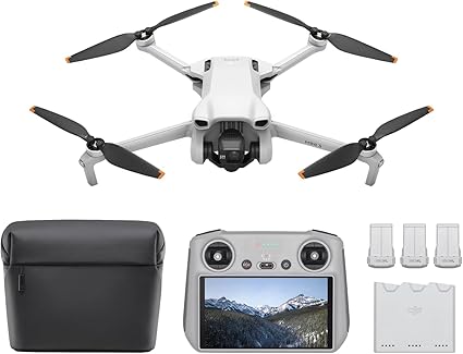 DJI Mini 4 Pro drone complete package with controller, spare batteries and accessories showing best overall performance
