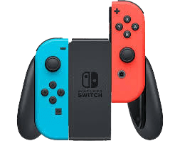 Nintendo Switch 2 console with Joy-Con 2 controllers and Amazon purchase button
