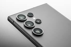 Samsung Galaxy S25 Ultra rear camera system with quad-lens setup and premium titanium design