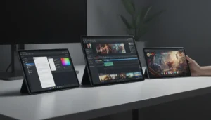 Best iPad 2026 comparison – iPad Pro M5, iPad Air M3 and iPad Mini 7 side-by-side on desk setup